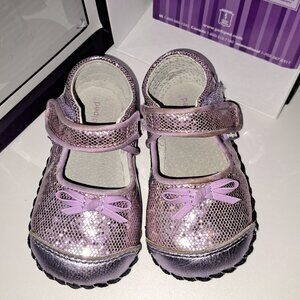 ✨ Pediped Originals Lavender Sparkle Mary Janes | Size 18-24M NIB ✨